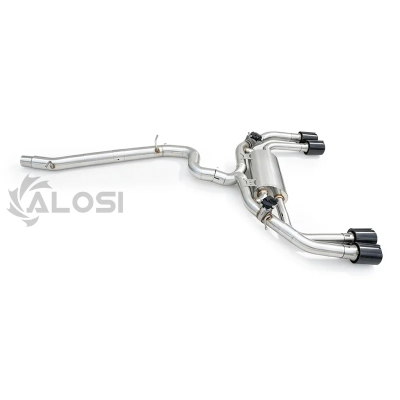 Stainless Steel Electronic Valve Cat Back Exhaust for Volkswagen Golf R/8R  MK8 2.0T 2021+ High-performance Valve Exhaust System view 5