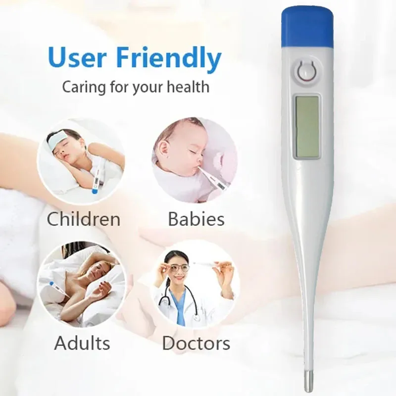 Digital Thermometer For Adults And Kids Oral Thermometer For  Rectal Underarm Thermometer For Babies With Fever Alarm Medical