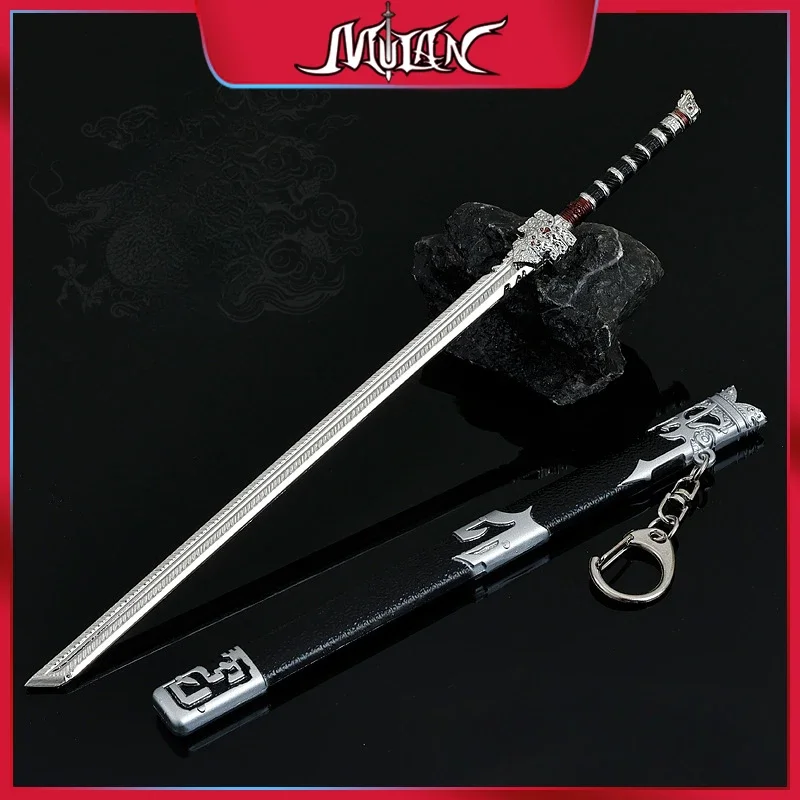 Modèle d'arme d'anime chinois Slay The Gods, Full Metal Craft, ornements de bureau à collectionner, cadeau d'anniversaire pour garçons, jouets périphériques, 22cm