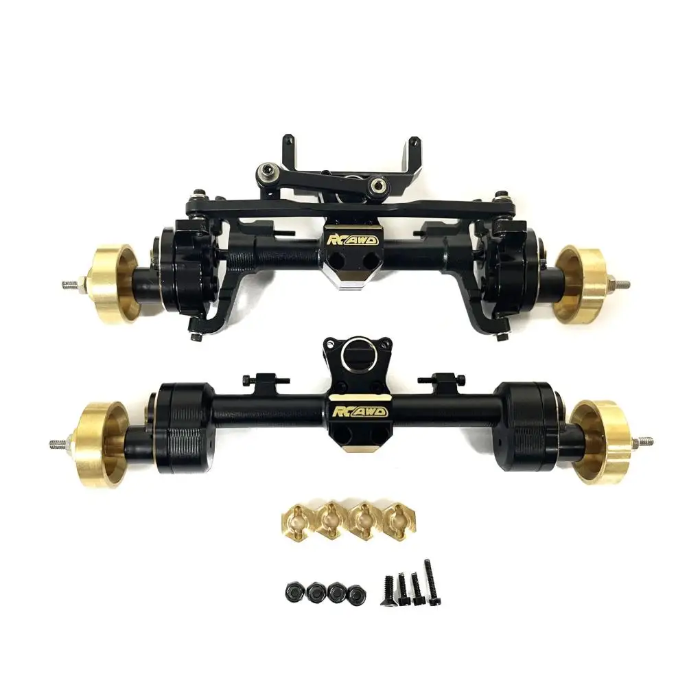 Aluminum Alloy Protector Front Rear Axle For 1/24 SCX24 RC Car Part RC Car Accessories Replacement Parts