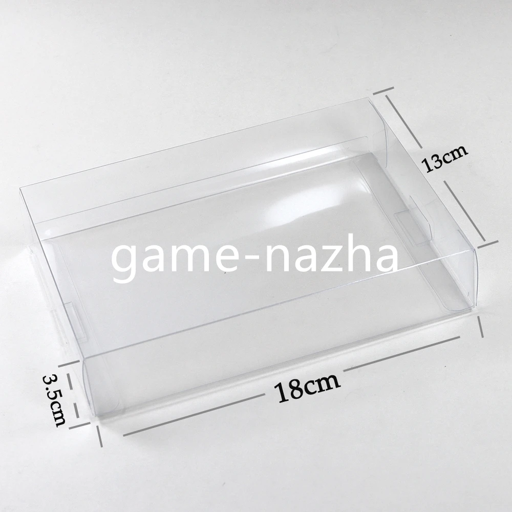 

30PCS Clear Transparent Universal Protection Case For SNES N64 Game Box Plastic PET Protector