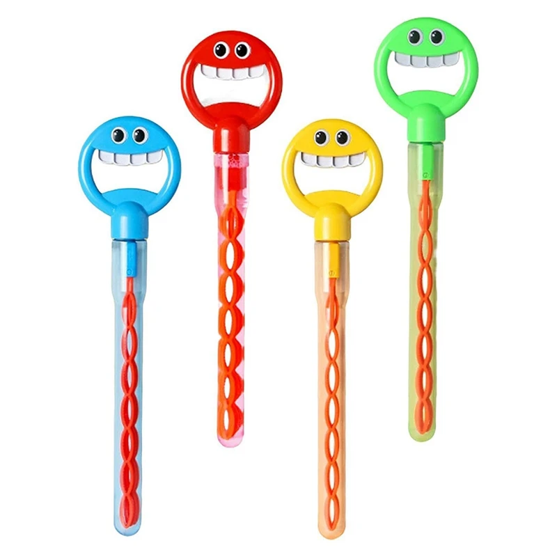 Hand-Held Smiling Face Five-Claw 32-Hole Bubble Wand Can Produce A Large Number Of And Bubble Blowing Machine