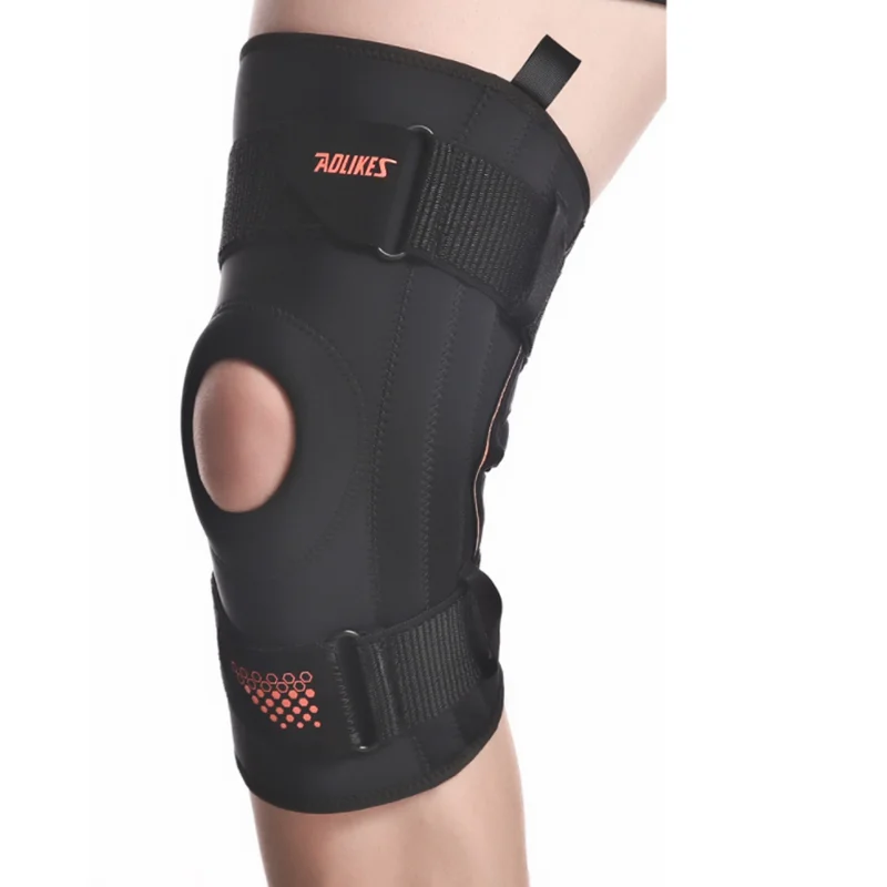 

Spring Support Knee Pads Basketball Hiking Compression Shock Absorption Knee Protector Preventing Patella Knee Joint Injuries