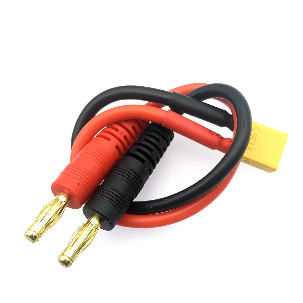 

Battery charge connector Cable 4.0mm Banana Male To EL-2Y XT60 XT30 T Plug TRX 14awg Balance charging wire For RC Lipo Battery