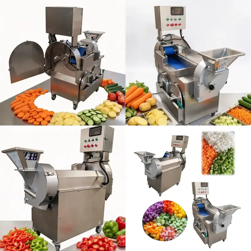 High Quality Commercial Vegetable Cutter Stainless Steel Vegetable Slicer for Kitchen Restaurant Food Processing