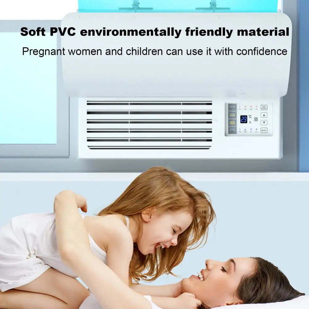 Adjustable AC Baffle Air Conditioner Deflector Home Cooling System Cuttable To Fit Any Unit For Air Conditioning