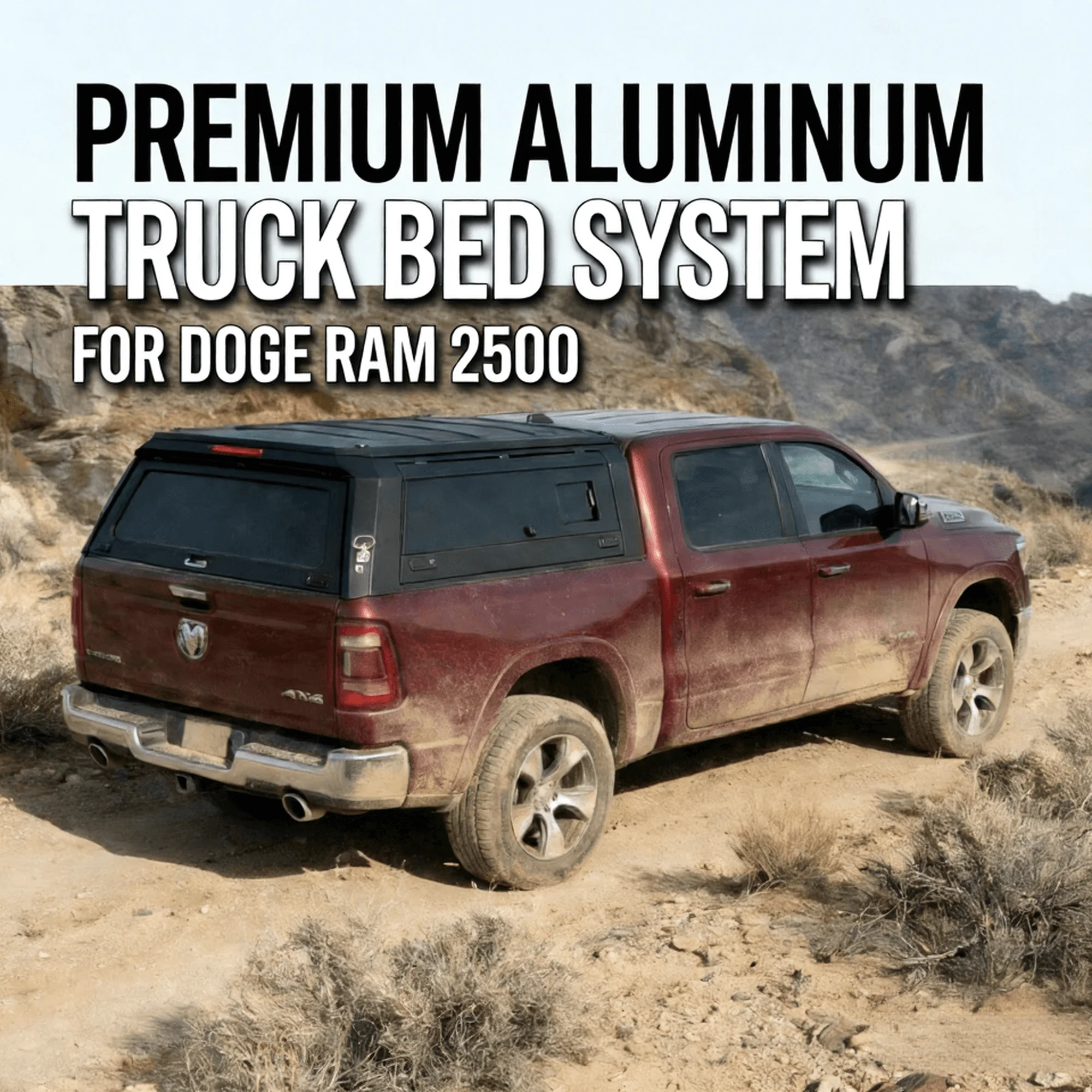 

Truck Bed Topper 4x4 Ute Topper for 2021 Mazda BT50 2024 F150 Silverado Tundra Dodge for DOGE RAM 2500 2019+ 6.4FT
