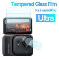 Screen Protector for Insta 360 Go Ultra Tempered Glass Camera Lens Screen Protector Film for Insta 360 Go Ultra Accessories Set