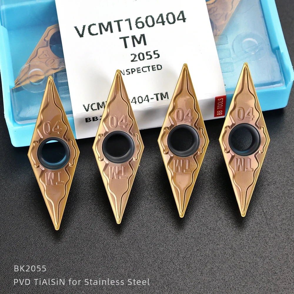 SIQI VCMT VBMT إدراج الصلبة كربيد CNC مخرطة أداة شفرة VCMT1604 VBMT1604 VCMT1103 للصلب سبائك الألومنيوم الفولاذ المقاوم للصدأ