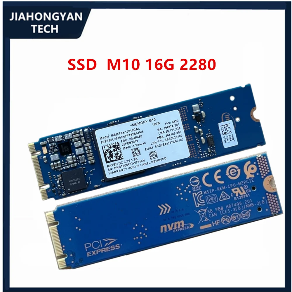 NEW SSD M10 16G  2280 2242 For intel Optane NVME Protocol PCIE Port On The SSD Acceleration card