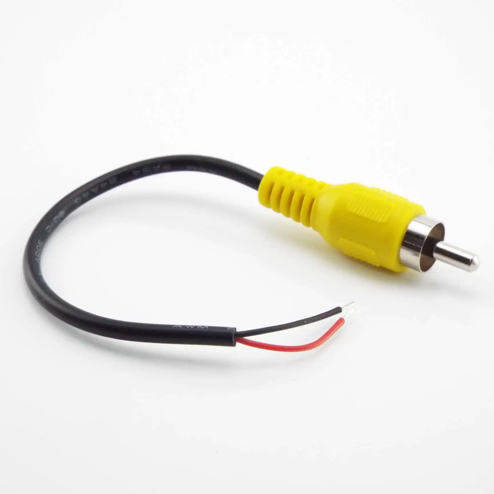 15cm Car Rca Female / Male Audio Cable Cord AV Single-head Video Stereo Connector Extension Wire For Video Camera Speaker