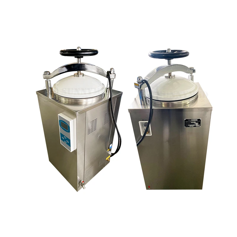 SY-T020 Sterilizer Vacuum Package Canning Food Meat Automatic Food Sterilizers 100L 150l Vertical steam retort autoclave Steam