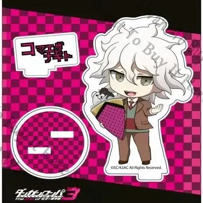 

Anime Danganronpa Nagito Komaeda Cosplay Cartoon Acrylic Stand Figure Accessory Standing Sign Desktop Ornament Mascot Fans Gift