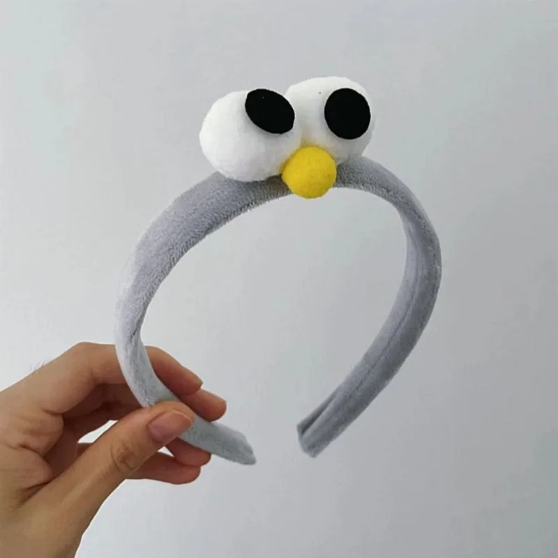 Sesame Street ELMO COOKIE MONSTER anime peripheral cartoon cute and funny big-eyed girl makeup face wash broken hair headband