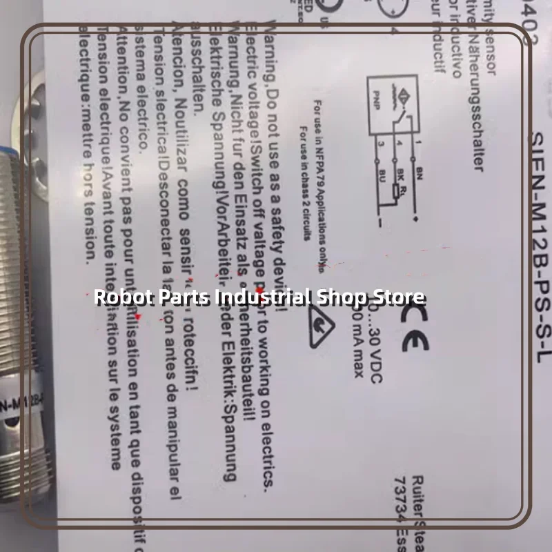 

3pcs New proximity sensor SIEN-M12B-PS-S-L SIEN-M12B-PO-S-L