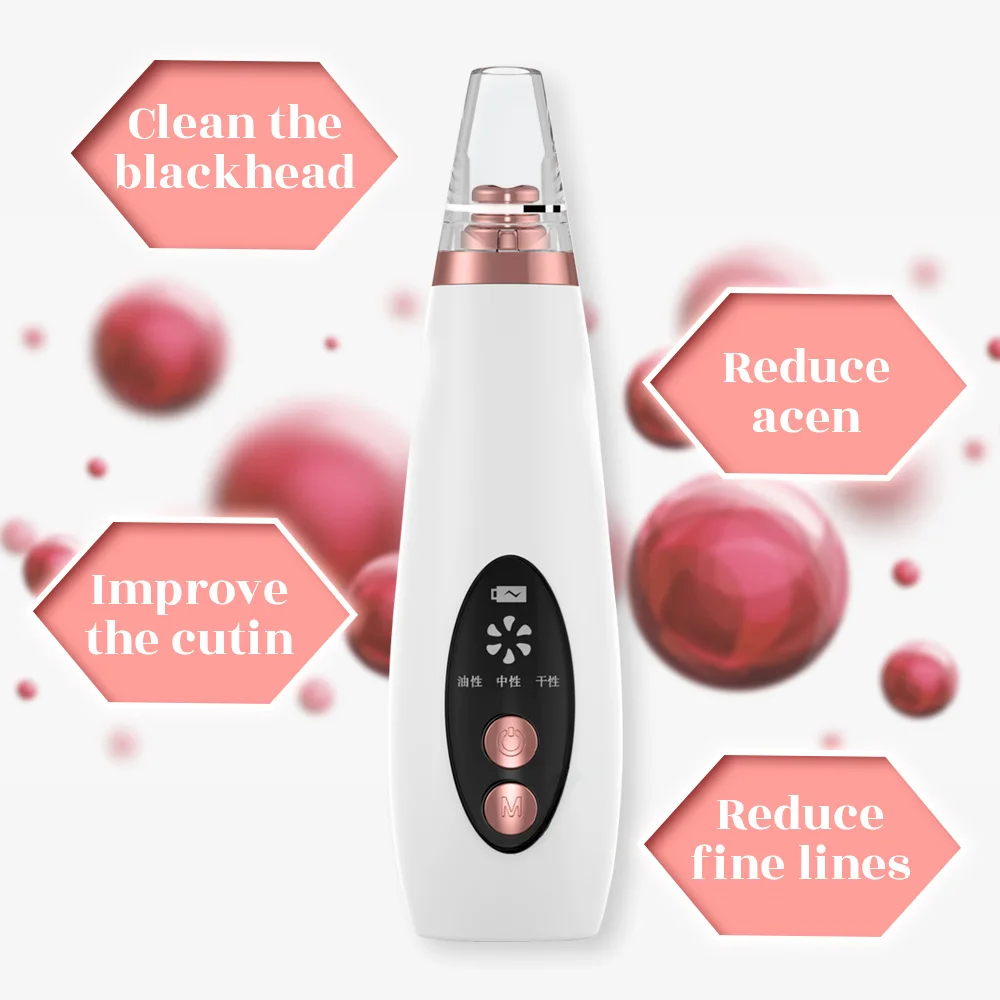 EMS مدلك الوجه LED العلاج سونيك أيون الاهتزاز شد الجلد شد الوجه + مزيل الرؤوس السوداء المسام حب الشباب بثرة إزالة #5