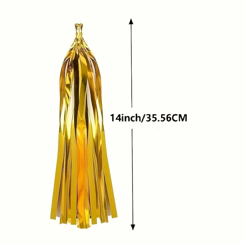 Picture 4: 3colors  15pcs Dark/Light Blue White set Paper Tassel Garland DIY Kit for Rainbow Color, Spring, Candy, Easter