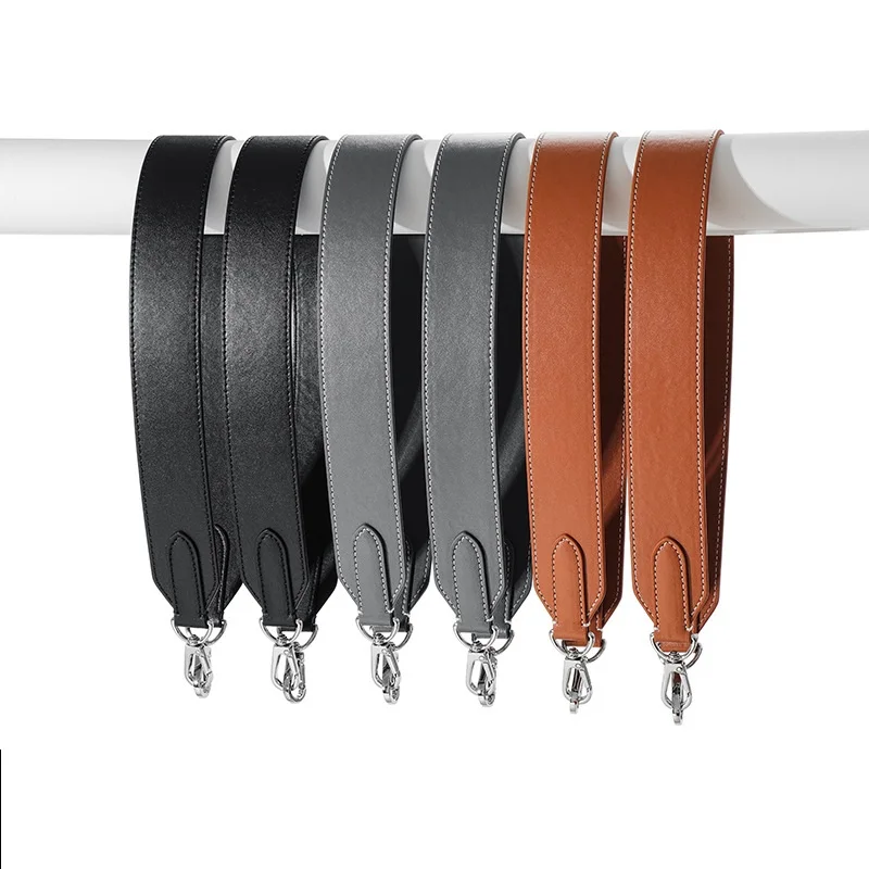 Top Grade Genuine Leather Shoulder Strap For G0yard Handbag Extension Strap Crossbody Belt Replacment Bag Strap Silvery Buckle