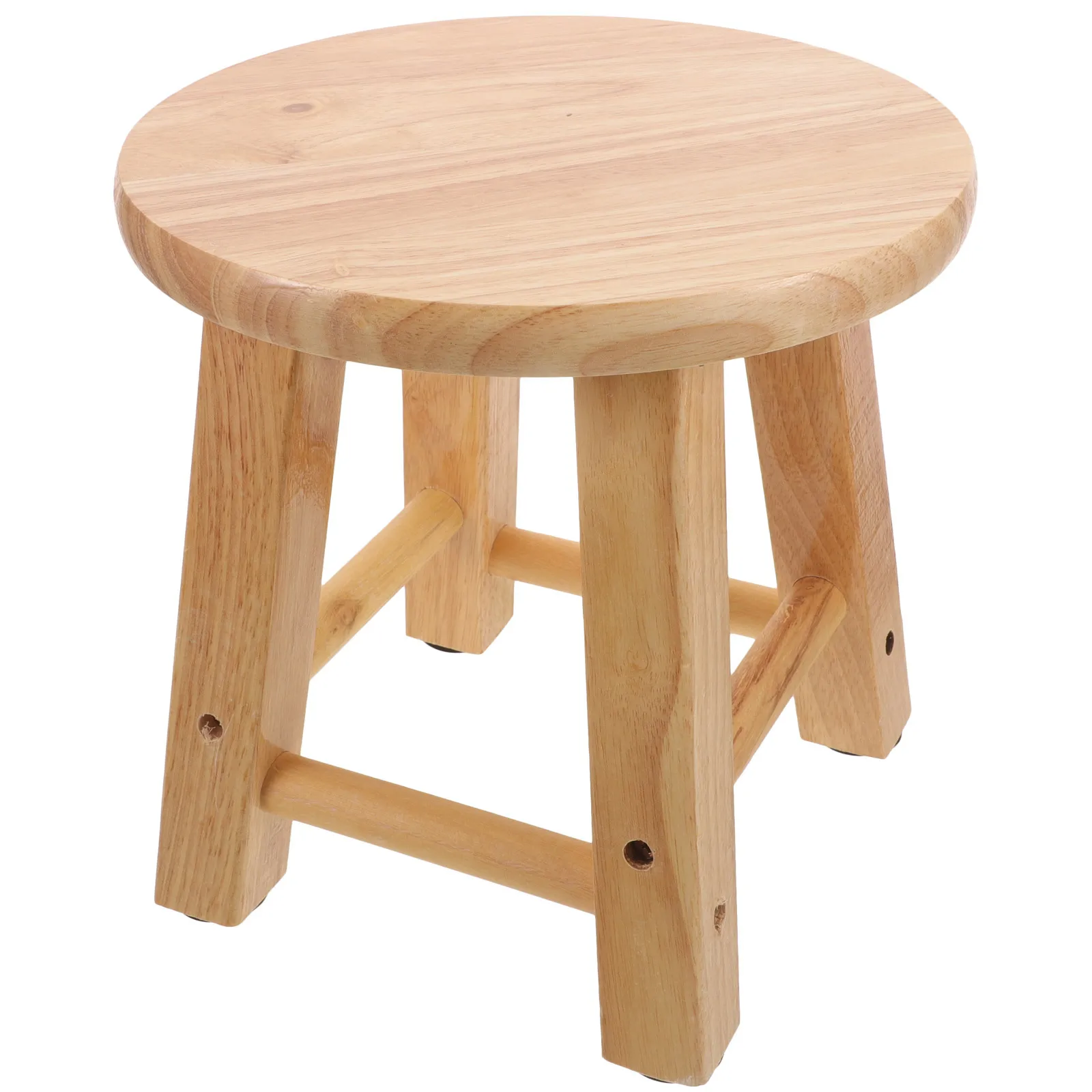 

Solid Wood Stool Small Low Footrest For Home Dorm Bathroom Shoe Changing Wooden Bench Kids Toddler Sitting Stool