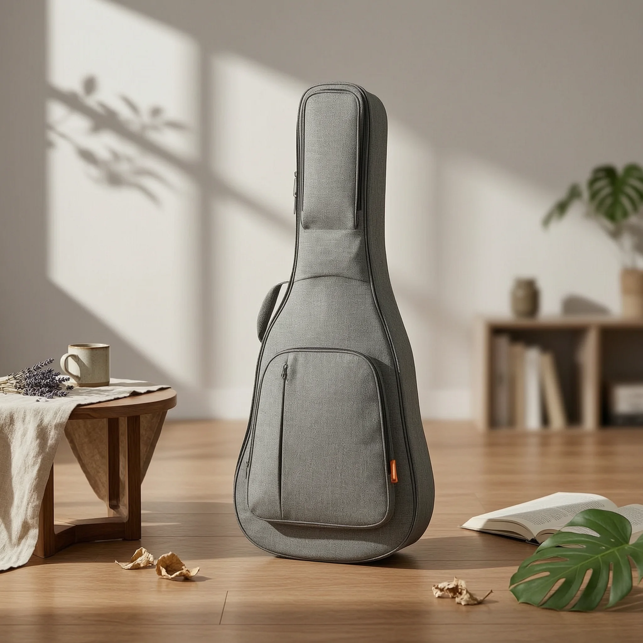 Padded Guitar Backpack Thick Padding Backpack Guitar Case Sturdy Build Non-Slip Bottom for Performance