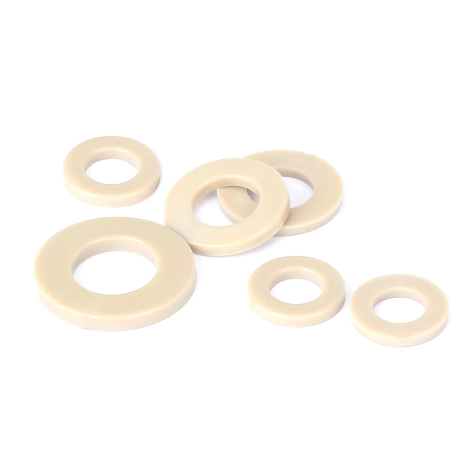 1/5pcs M2 M2.5 M3 M3.5 M4 M5 M6 M8 M10 M12 M14 - M16 M20 PEEK High-strength High-temperature Resistant Flat Washer Plain Gasket