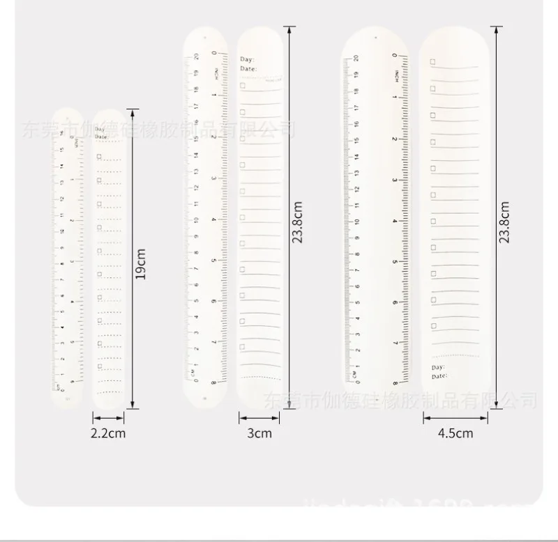Silicone Wrist Notepad Slap Bracelet Reusable Wristband to Do List Memo Wrist Band Writable Erasable Strap for Planner Reminder view 6
