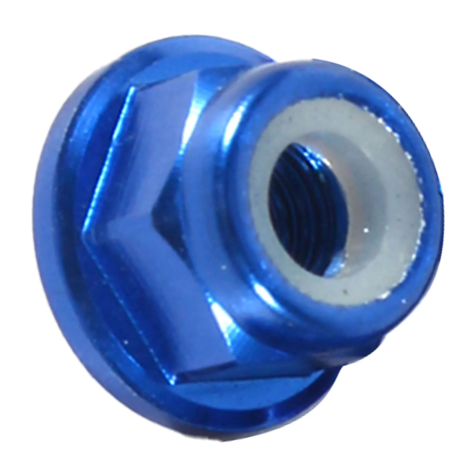 Picture 7: M3 Nylon Insert SelfLock Aluminum Nuts Hex Lock Nut Royal Blue Aluminum Lock Nut Lock Nuts Nylon Lock Nut Insert Lock Nut