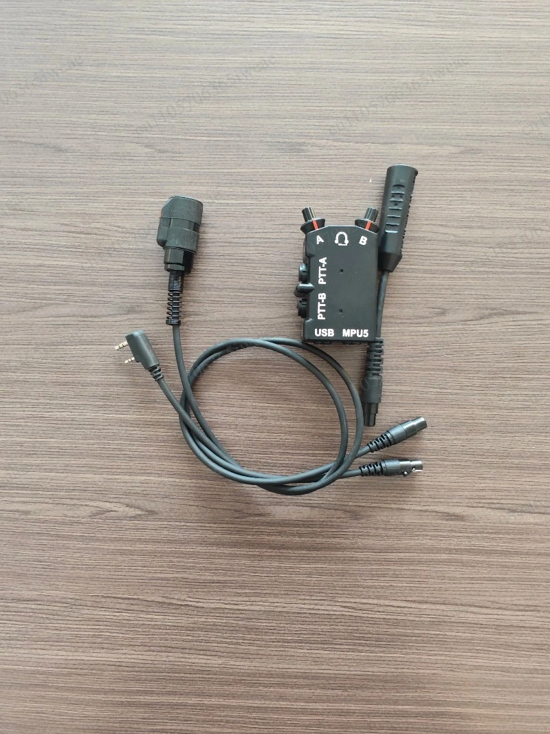 K head tactical connector tactical headset ptt Dual pass DUAL tactical walkie-talkie PTT button