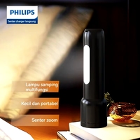 Philips New Strong Light Flashlight Multi-function Hand COB Side Light Long-range Rechargeable Portable Ultra-long Battery Life
