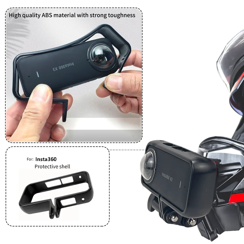 für LS2 FF901 Aluminium-Helm-Kinnhalterung für GoPro Hero 13 12 11 10 9 Insta360 X5 X4 X3 Ace Pro DJI Action 6 5pro 4 3 Kamera – Detail 7
