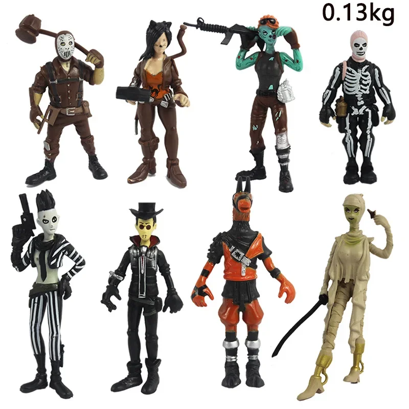 8 Pcs/lot Battle Rare Action Figure Model Toy Skull Trooper Builder Soldier Figure Kids Gift Present