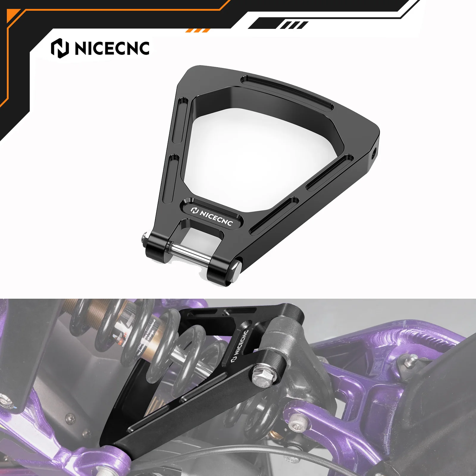

NICECNC For Surron light bee X S L1E Segway X160 X260 Electrical Motorbike Reinforced Shock-absorbing Triangle Rear Link Bracket