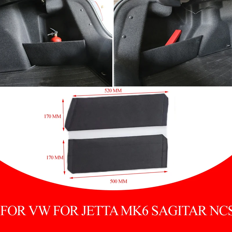 

For Volkswagen Jetta MK6 Sagitar NCS 2011-2018 Trunk Side Partitions on Both Sides of the Trunk Partition Tail Box accesorios