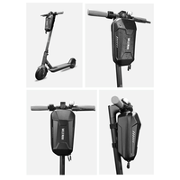 New-WILD MAN Hard Shell Front Bicycle Bag 3L EVA Hard Shell Rainproof Cycling Frame Bag Electric Scooter Front Bag With Tool Sto