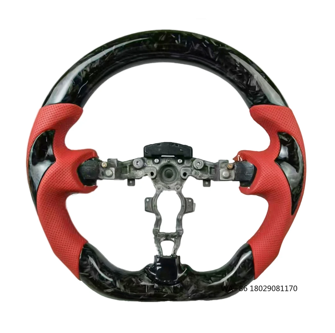 

Modification Leather Forged Carbon Steering Wheel for Nissan Sylfy Steering Wheel Compatible with IS Q70 QX60 QX50 Models