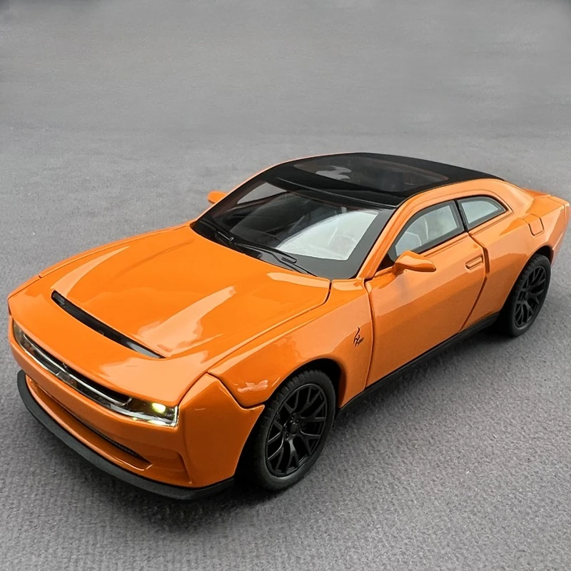 1:32 Dodge SRT Hellcat nueva energía alta simulación Diecast Metal aleación modelo coche sonido luz tirar hacia atrás colección niños juguetes regalos