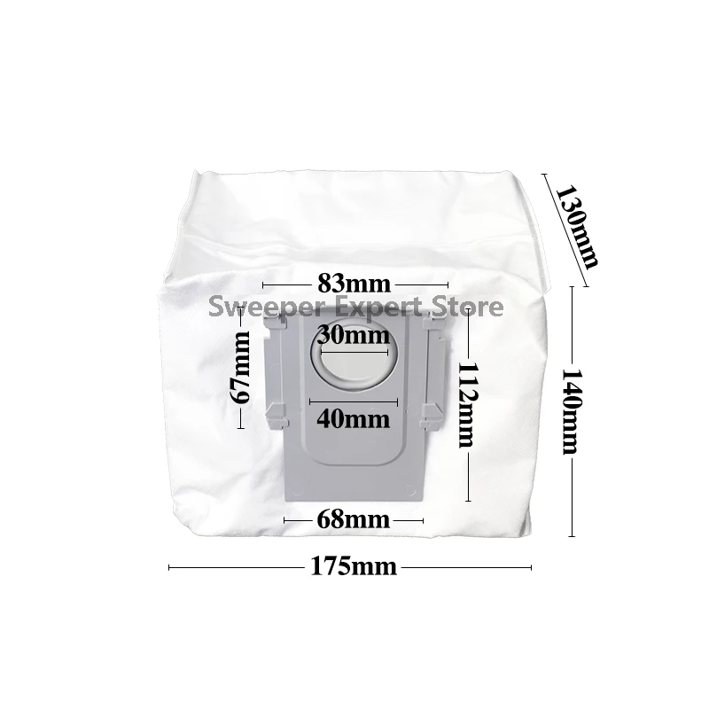 Túi Đựng Bụi Dành Cho XiaoMi Roborock S7 MaxV Ultra / Q5 + / Q7 + / Q7 Max + / T8 robot Hút Bụi Bin Dự Phòng Phần Thùng Rác Hộp Bụi
