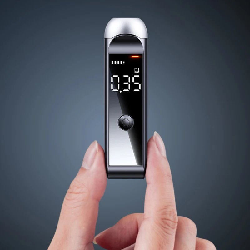 НОВЫЙ автоматический тестер алкоголя, профессиональный тестер алкоголя в выдыхаемом воздухе, перезаряжаемый алкотестер, инструменты для тестирования алкоголя