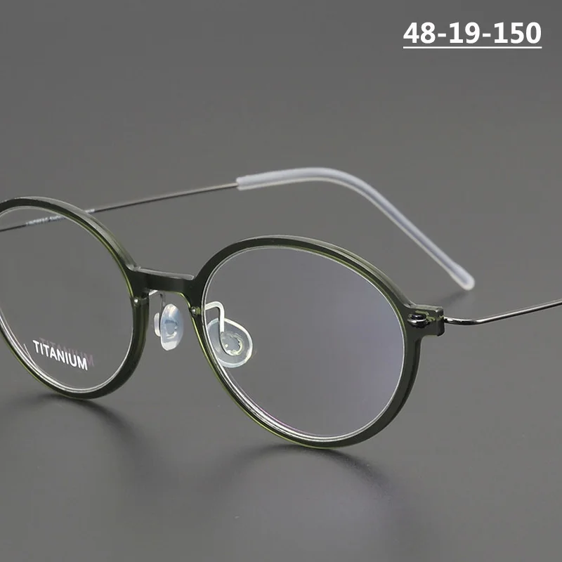 

Denmark New Design Oval Round Glasses Frame 6667 Retro Elliptical Women Eyeglasses Ultralight Titanium Ladies Spectacles Eyewear