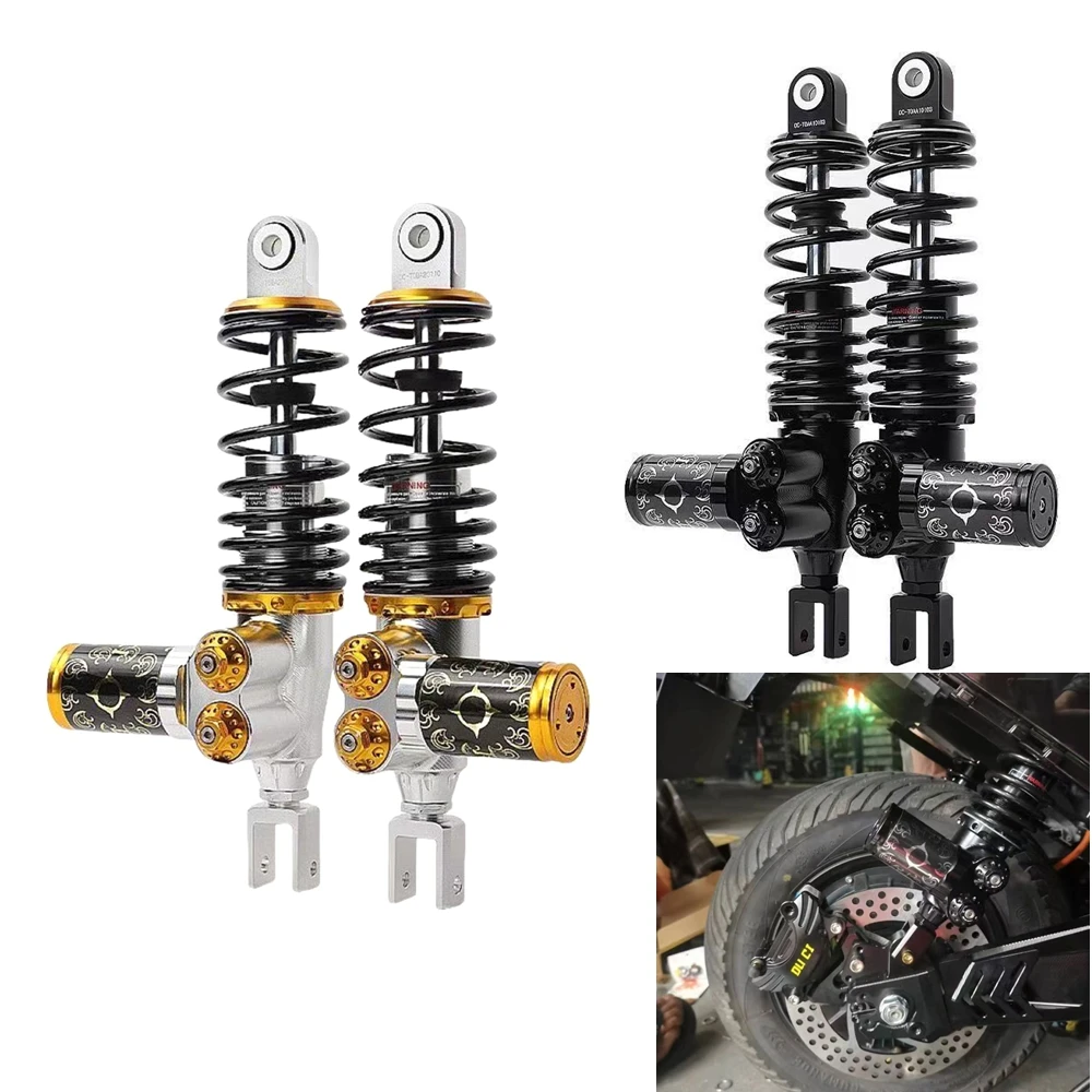 DUCI RS7 290mm/320mm 3-Adjustable Motorcycle Rear Shock Absorber For RSZ NIU N1S U2 UQi+ Ninebot F90 M95C MAX E100 E200P