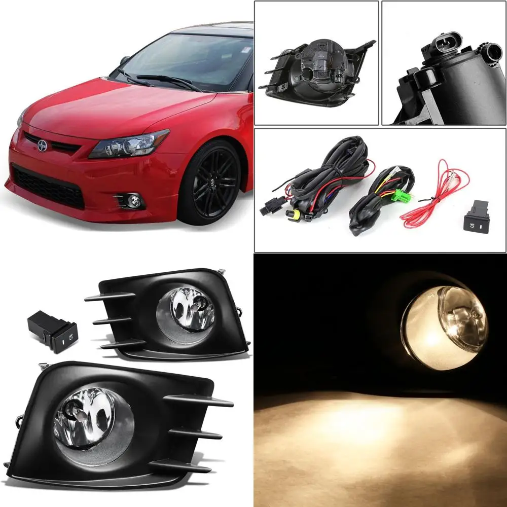 

Enhanced Fog Lights for Front Bumper - Driver & Passenger Sides, Compatible with 11-13 Scion tC