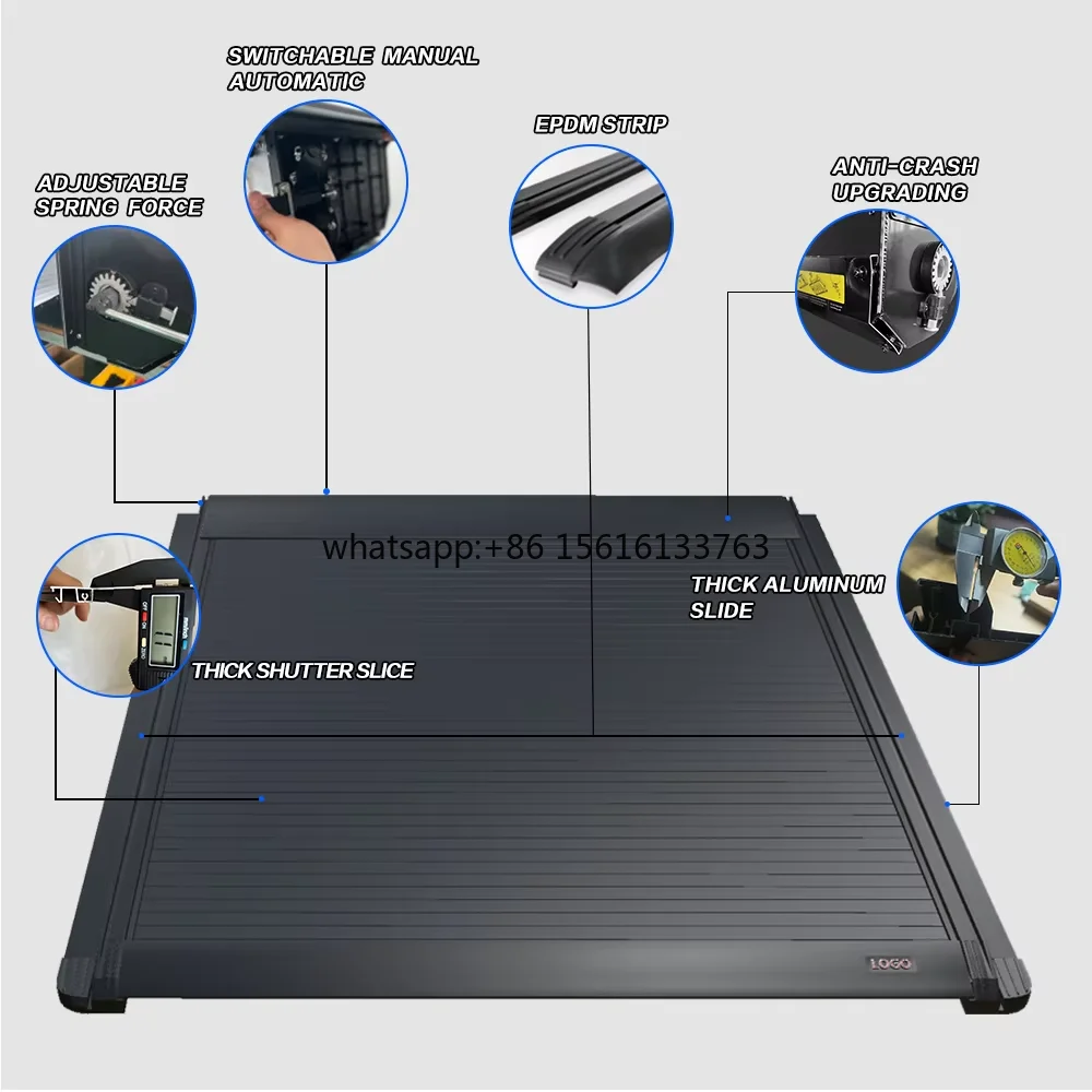 

Great Wall Poer Gwm P Series Pickup Retractable Hard Roller Shutter Lid Truck Bed Cover Electric Tonneau Cover