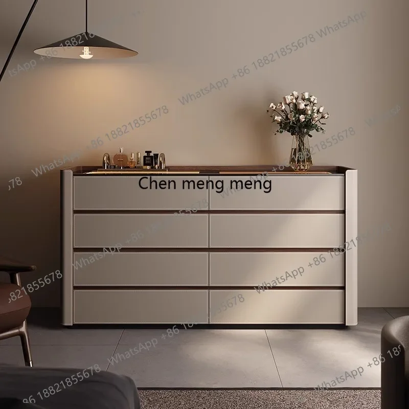 

Italian minimalist bedroom chest, cloakroom, jewelry storage cabinet, high-end household locker