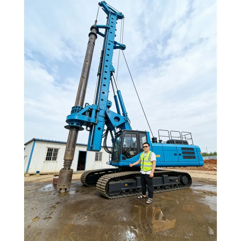 

High Efficiency Rotary Drill Rig with Slewing Ring Bearing 3000mm Working Diameter 110m Pile Depth Construction Machinery