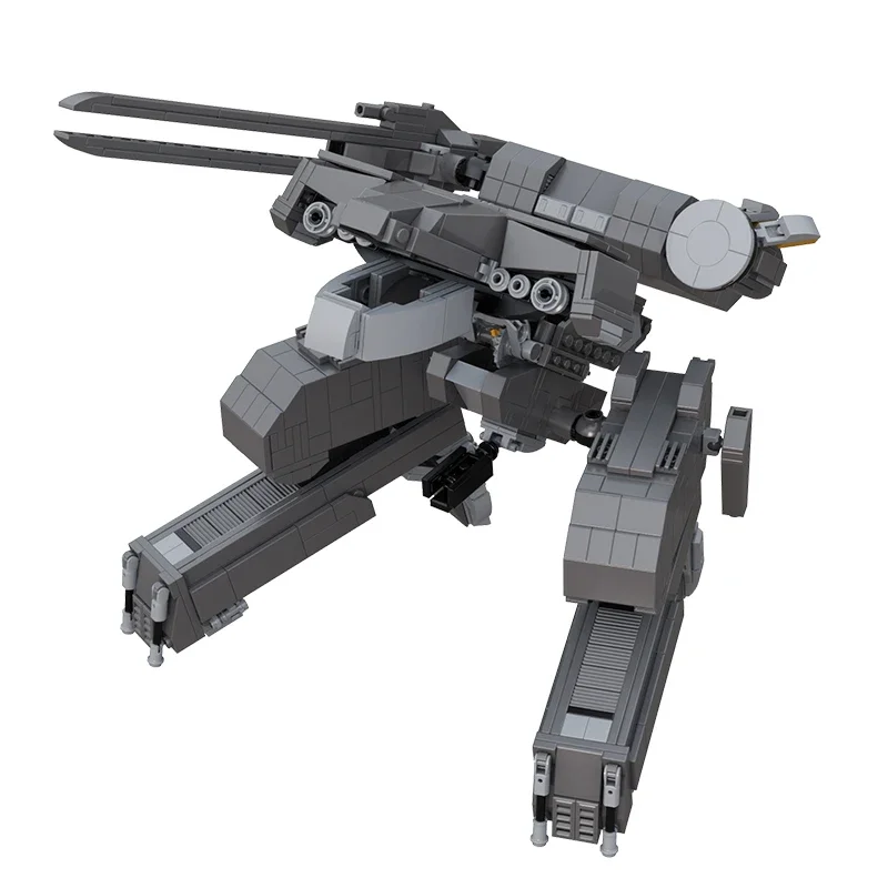 MOC Metal Gear Solid Rex Mecha Robot Building Blocks Kits Toys Game Battle Mech Brick Model Toys for Kids Birthday Gifts