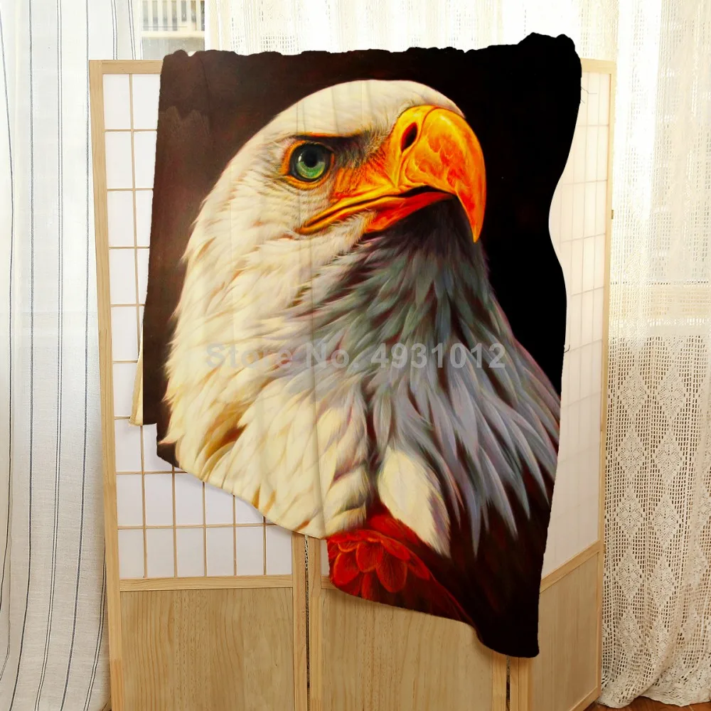 Eagle Parrot Starling Cat Baby Blanket Soft Children Boy Girl Gift Throw Sofa Bed Cover Home Textile Swaddle Blanket Baby