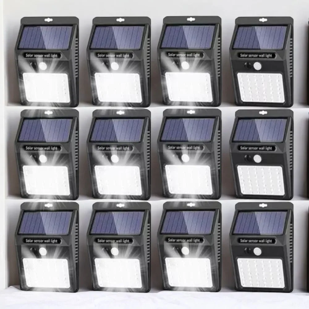 12x Solar Luminaire 25  Wall Sensor External Movement Luminaires Solar Luminaires