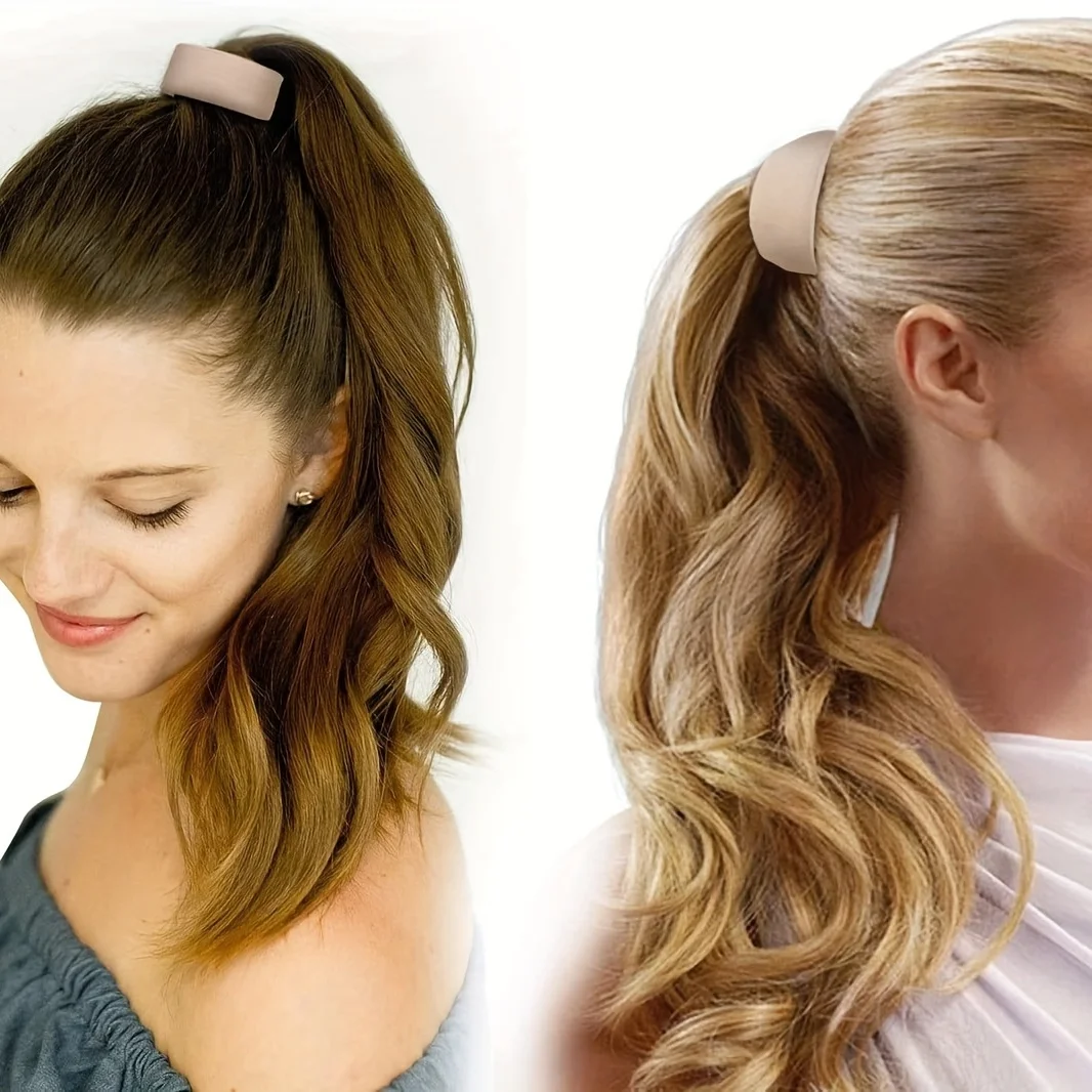 1-teiliges Set, faltbares Silikon-Stirnband, schadet der Kopfhaut nicht und kann für das Haarstyling zusammengeklappt werden – Detail 5