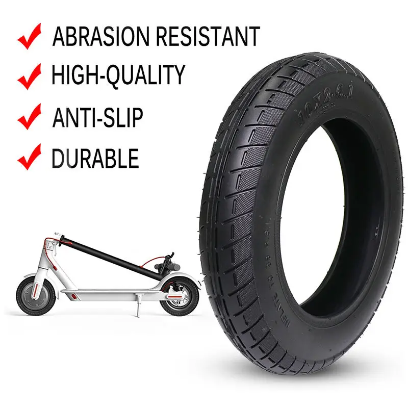 

10 Inch Scooter Tyre 10X2-6.1 Outer Tire for Xiaomi Mijia M365 Pro Pro2 1S Electric Scooter 10*2-6.1 Tires Accessories 10 Inch