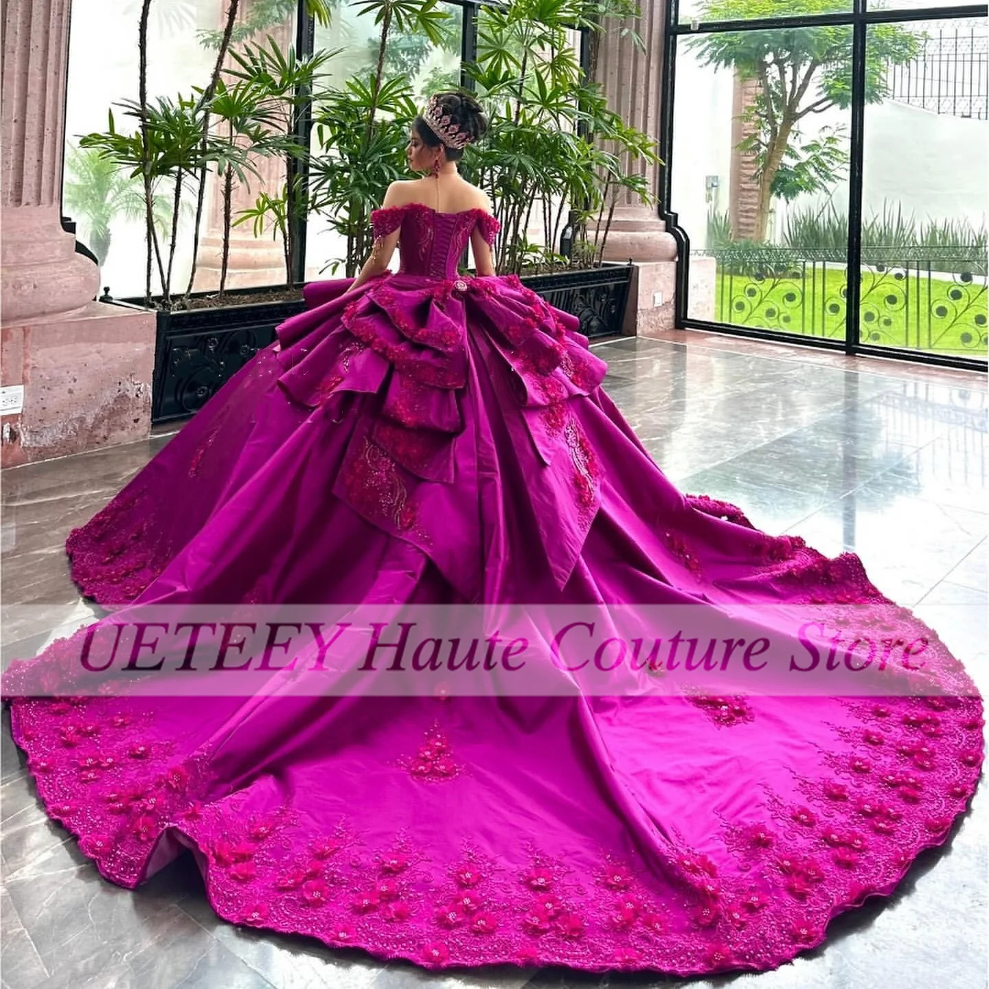 Luxury Quinceanera Dress For Sweet 16 Girls Off The Shoulder Elegant Birthday Party Gowns vestidos de 15 quinceañera Customized